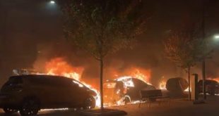 Χάος στο Μπιλμπάο: Έκαψαν αυτοκίνητα μετά την ακύρωση εκδήλωσης ακροδεξιού influencer (Βίντεο)